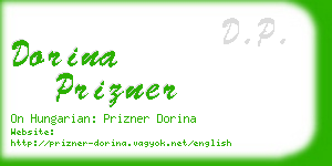 dorina prizner business card